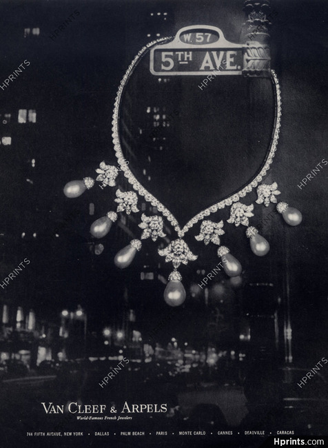 Van Cleef & Arpels 1956 Necklace, Art Deco, 5th Avenue, New York