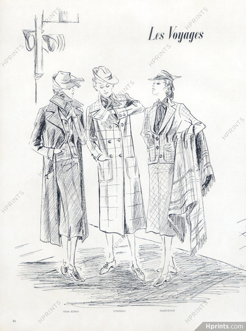 Véra Boréa (Couture) 1938 O'Rossen, Rosevienne
