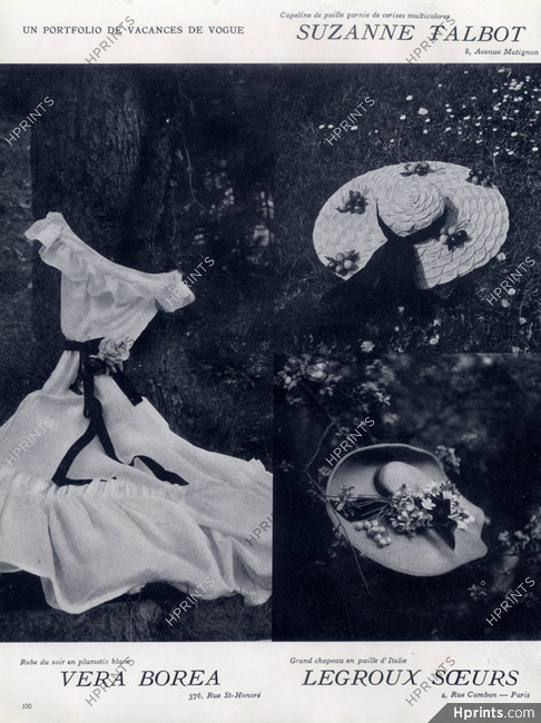 Véra Boréa (Couture) 1945 evening gown, Legroux Soeurs, Suzanne Talbot