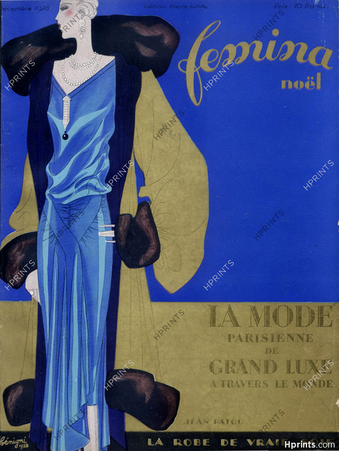 Léon Bénigni 1928 Jean Patou, evening gown