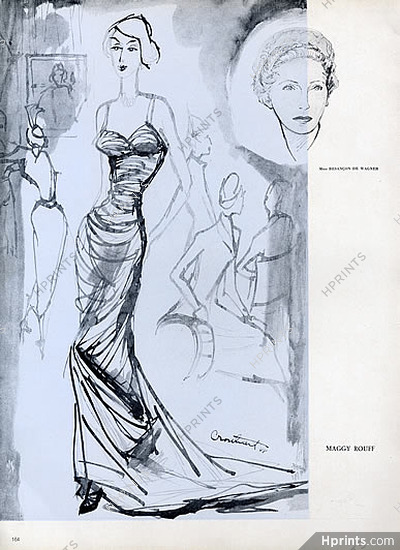 Maggy Rouff (Couture) 1948 Irwin Crosthwait