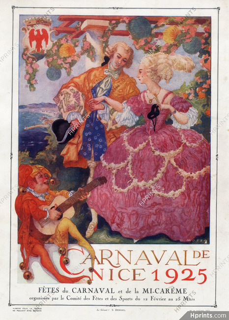 Gustav Adolf Mossa 1925 Carnaval de Nice