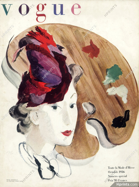 René Bouët-Willaumez 1936 Vogue Cover