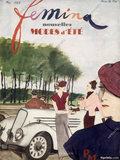 Pierre Mourgue 1935 Femina Cover