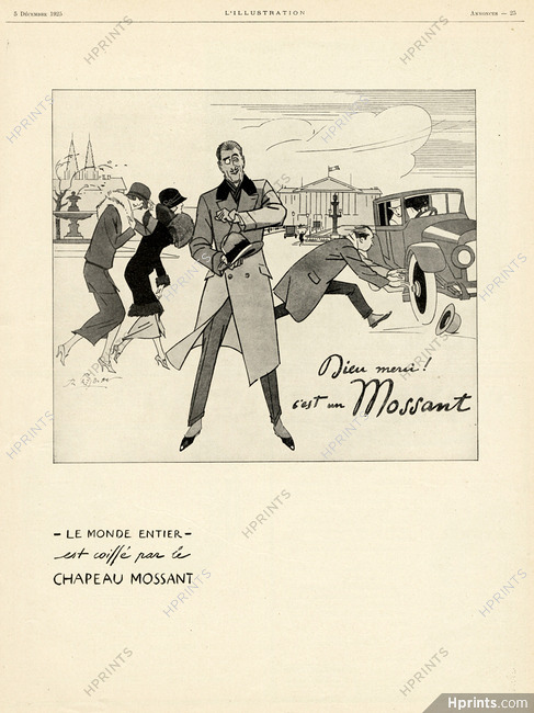 Mossant (Hats) 1925 René Préjelan