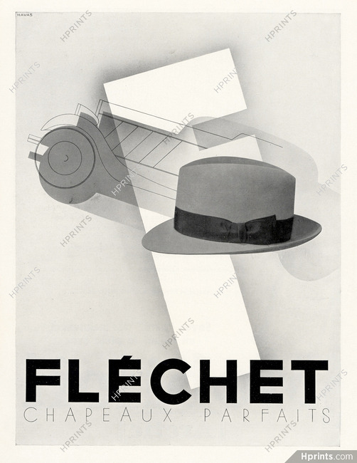 Fléchet 1933 Poster art