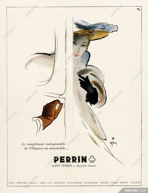 Perrin (Gloves) 1947 René Gruau (L)