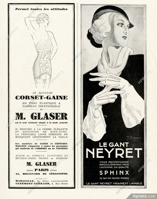 Neyret (Gloves) 1931 Sphinx, René Vincent