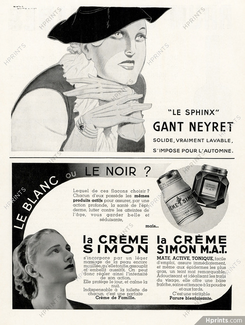 Neyret (Gloves) 1934 Sphinx, René Vincent