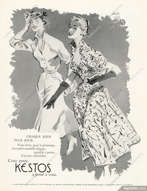 Kestos 1953 Summer Dresses Maurice Paulin (Version B)