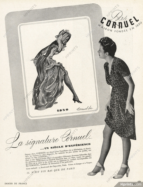 Cornuel (Stockings) 1941 Stockings Hosiery