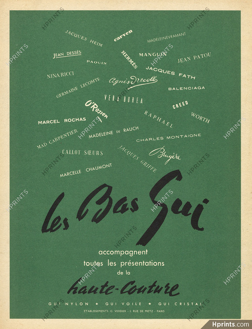 Bas Gui 1953 Green