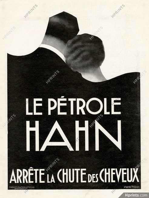 Pétrole Hahn 1928 d'après Wilquin