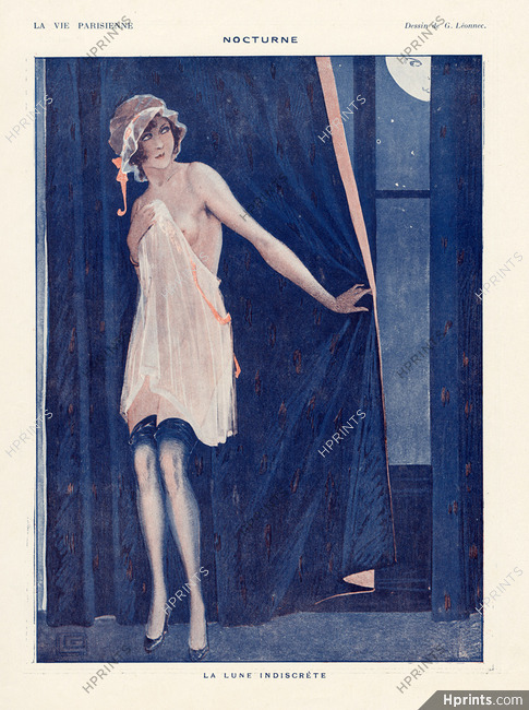Georges Léonnec 1917 Nocturne, ou La Lune Indiscrète