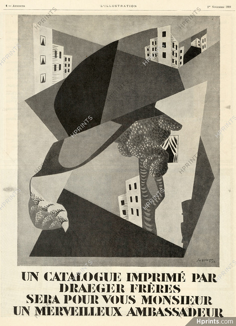 Draeger Frères 1924 Leopold Survage, cubism