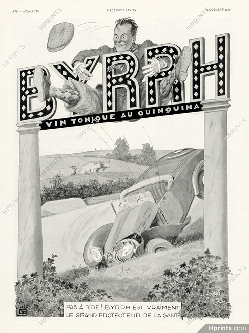 Byrrh 1936 Car Accident, Léonnec