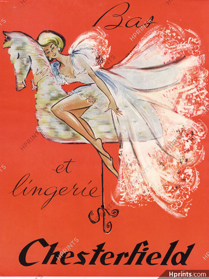 Chesterfield (Lingerie, Stockings) 1958 Paul Isola, Carousel