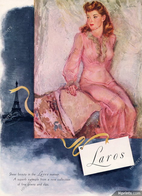 Laros 1945 nightgown, John LaGatta