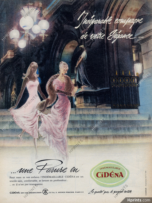 Cidéna (Lingerie) 1959 Victoria Nat