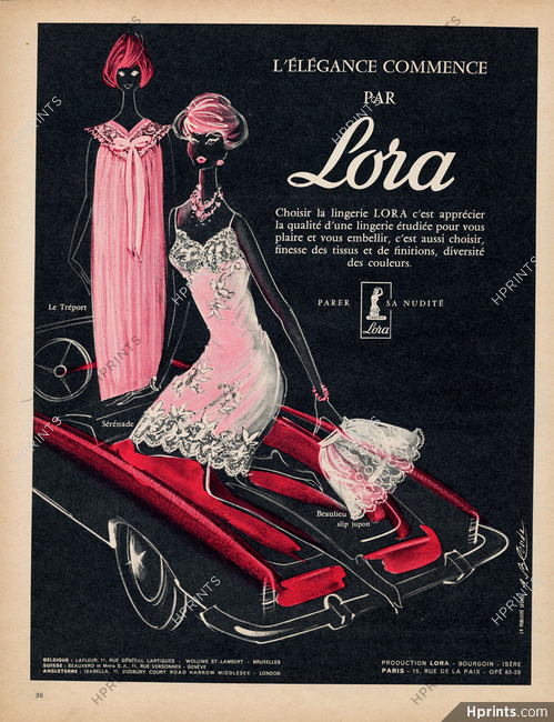 Lora (Lingerie) 1961 Roger Blonde