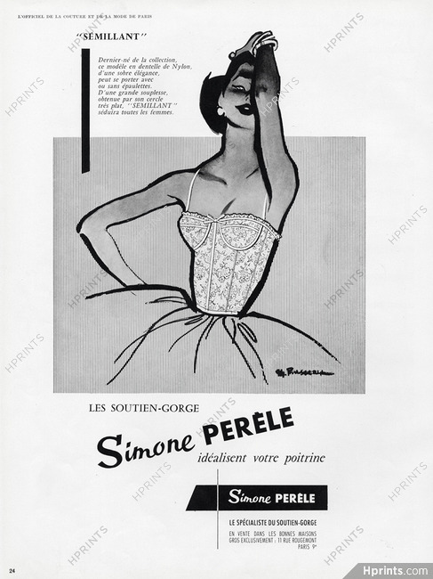 Simone Pérèle 1956 Sémillant, M. Rousseau