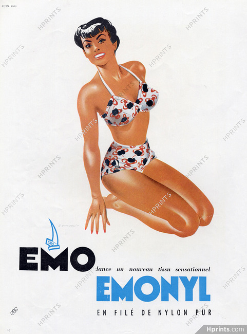 Emo (Swimwear) 1951 Emonyl, R. Dumoulin