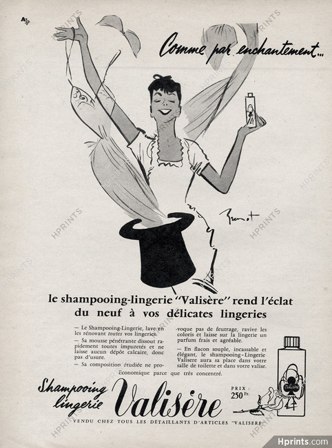 Valisère (Lingerie) 1955 062 Shampooing-Lingerie, Brénot