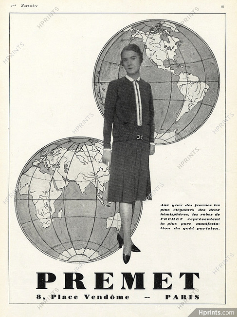 Premet 1926 Elegantes from all over the World