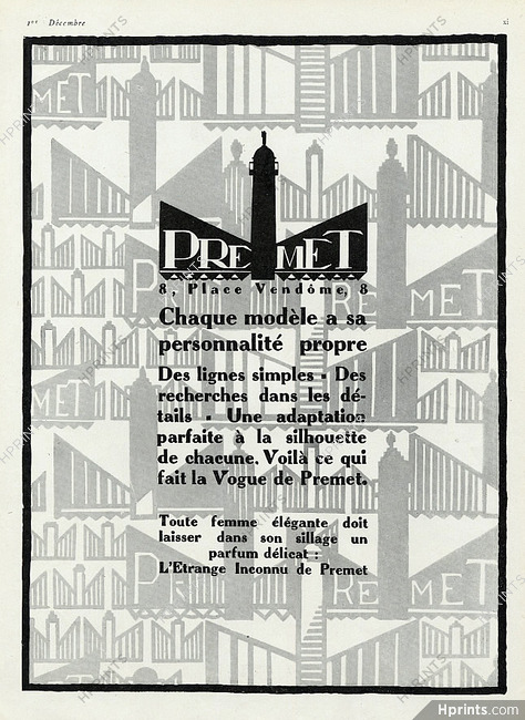Premet 1925 Place Vendôme