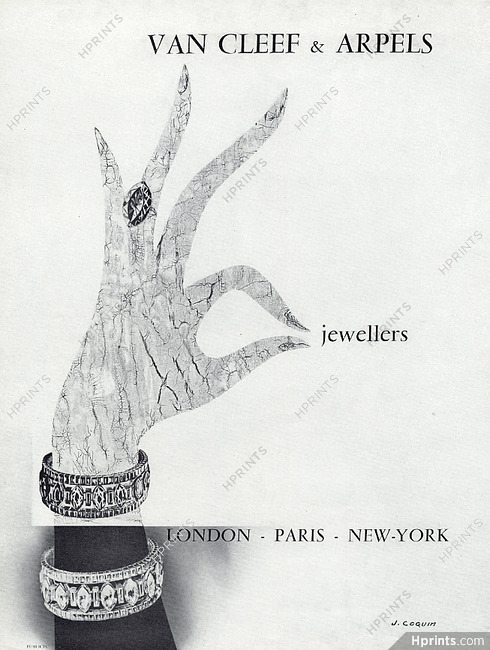 Van Cleef & Arpels Bracelets, Jean Coquin Advertisement