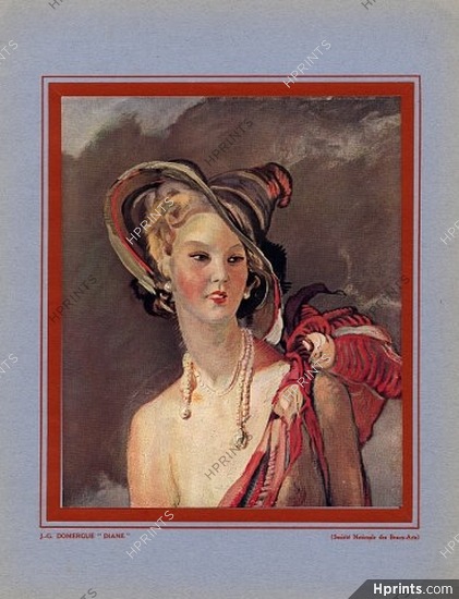 Domergue 1933 "Diane" Portrait