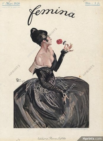 Jean Gabriel Domergue 1920 Femina Cover