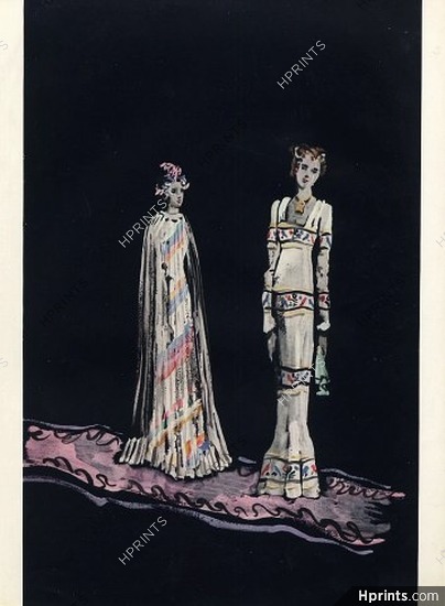 Maggy Rouff 1937 Evening Gown, Christian Bérard