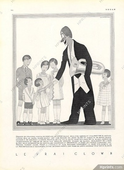 Marty 1929 Le Vrai Clown, children