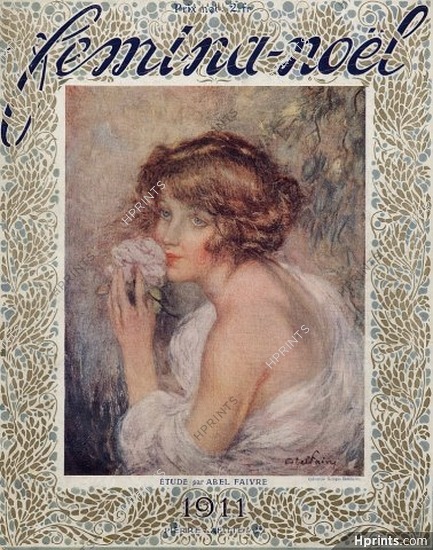 Abel Faivre 1911 Femina Cover, Portrait
