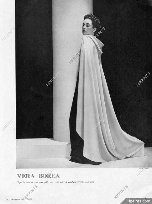 Véra Boréa (Couture) 1938 Cape du soir