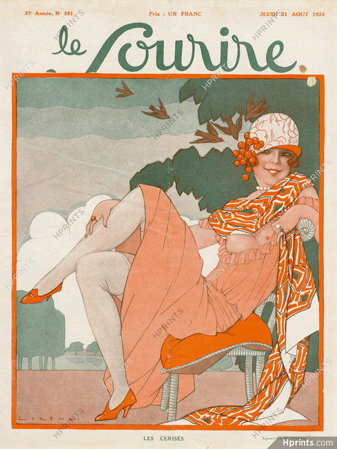 Fabius Lorenzi 1924 Les Cerises, Le Sourire cover