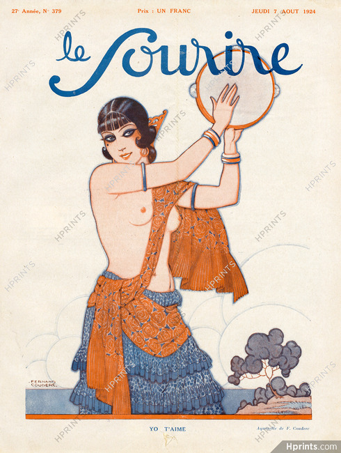 Fernand Couderc 1924 Yo t'aime, Le Sourire cover
