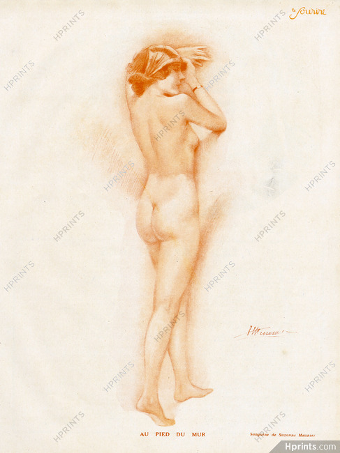 Suzanne Meunier 1924 Au Pied Du Mur