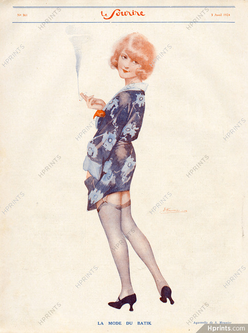 Suzanne Meunier 1924 La Mode du Batik