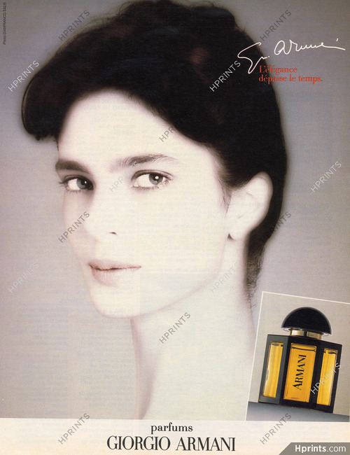 Giorgio Armani (Perfumes) 1987 Photo Gianfranco Salis