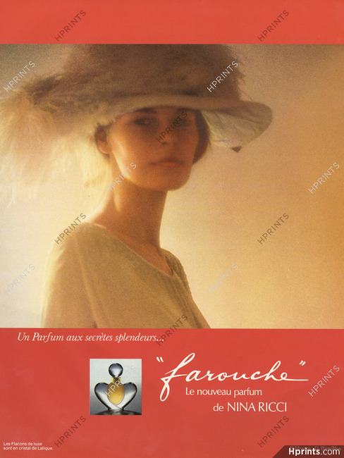 Nina Ricci (Perfumes) 1977 Farouche, Photo David Hamilton