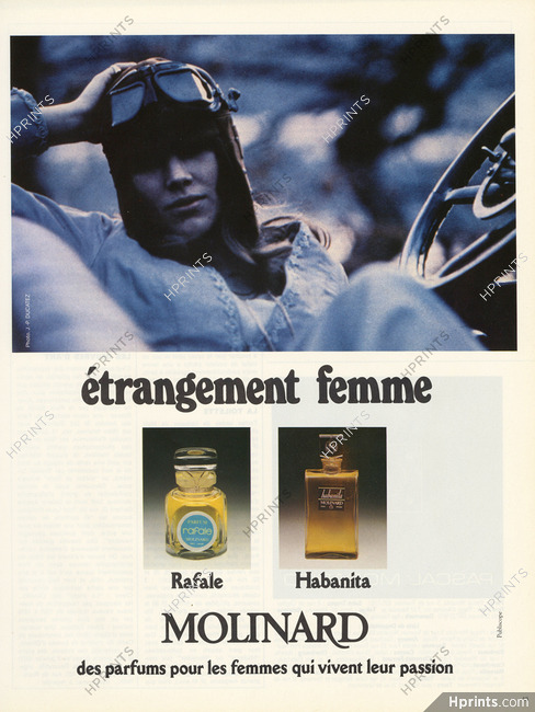 Molinard (Perfumes) 1976 Rafale, Habanita, Photo Ducatez