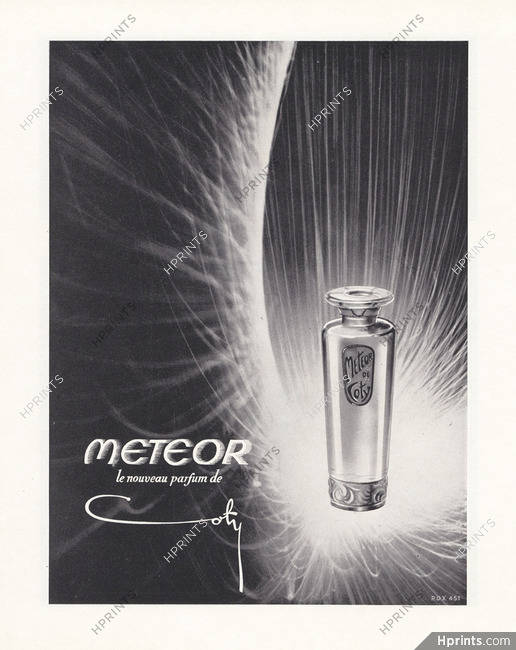 Coty (Perfumes) 1952 Meteor