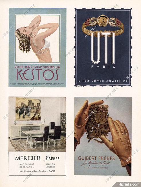 UTI (Ch. Lemmel) 1944 Kestos, Mercier Frères, Guibert Frères