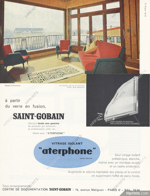 Saint-Gobain (Glass) 1960 R. L. Dupuy, Chamonix