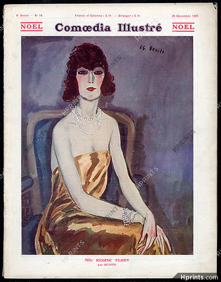 Comoedia Illustré 1921 n°14 Benito, Alexandra Balachova, Chana Orloff, 72 pages