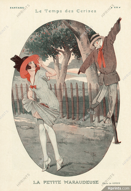 René Giffey 1925 ''La petite maraudeuse'', scarecrow