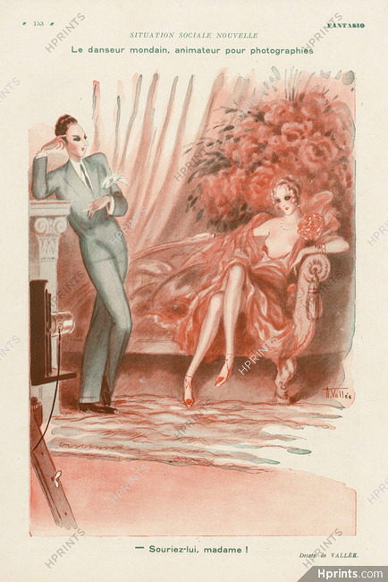 Armand Vallée 1930 ''Le danseur mondain...'' Chorus Girl Flapper