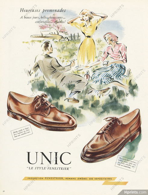 Unic (Shoes) 1949 Jean Mercey
